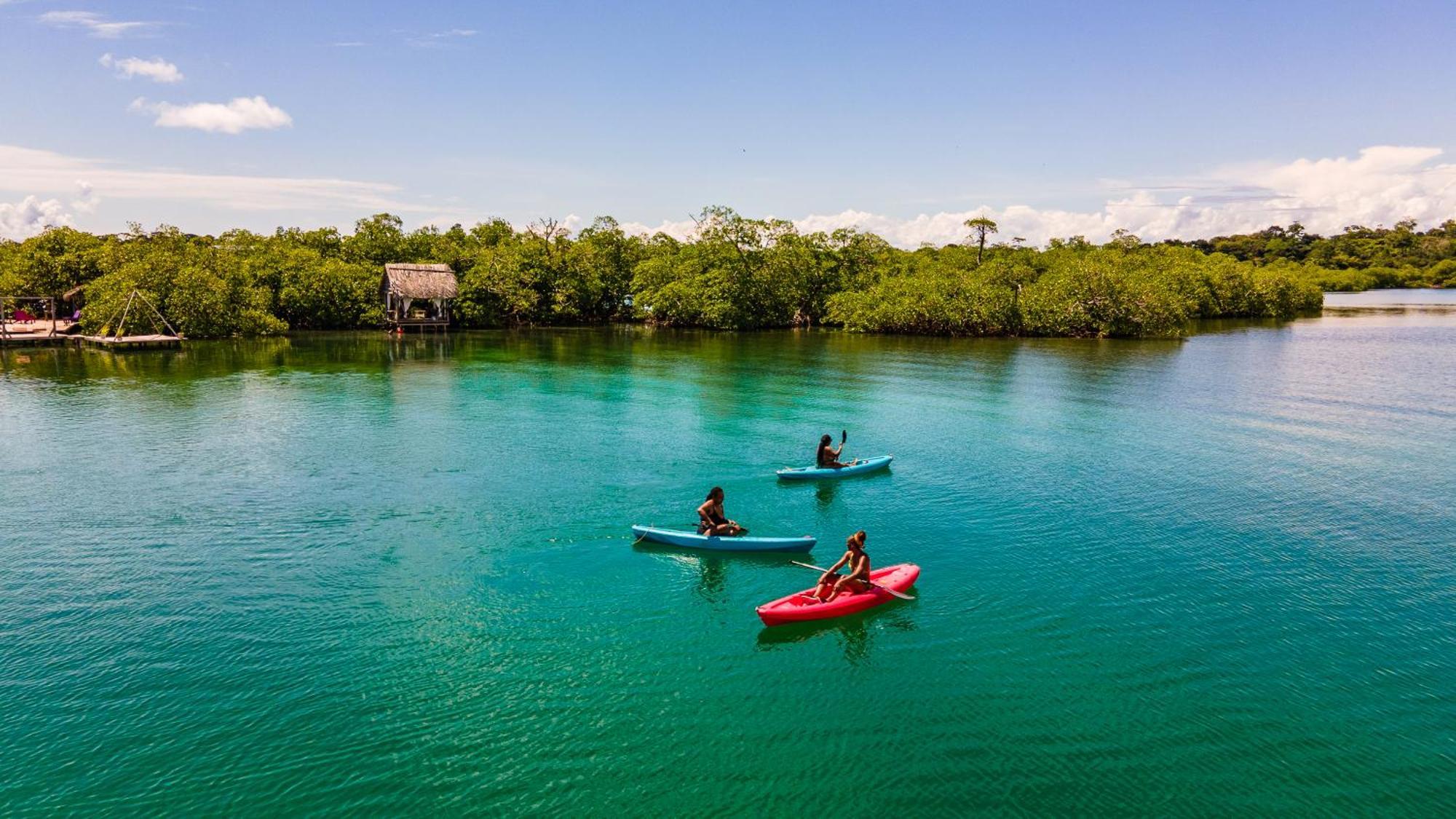 Urraca Monkey Island Eco Resort (Adults Only) Punta Laurel Exterior foto